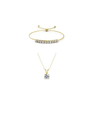 Vernice Stone Crystal Mia Set - Gold und Kristall