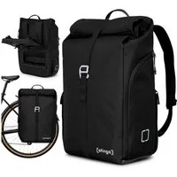 otinga Fahrradtasche Flip V3 Fahrradtasche Rucksack Wasserdicht Gepäckträgerhalterung, 34L Gepäckträgertasche mit Rucksack, Radtasche, in 3 Sekunden umgebaut