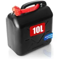 BigDean Benzinkanister 10L mit flexiblem Ausgießer - Kanister für Benzin, Diesel & AdBlue (Set, 1 St., Kanister + Ausgiesrohr), UN-Zulassung, Höchste Sicherheitsanforderung, Sicherheitsverschluss