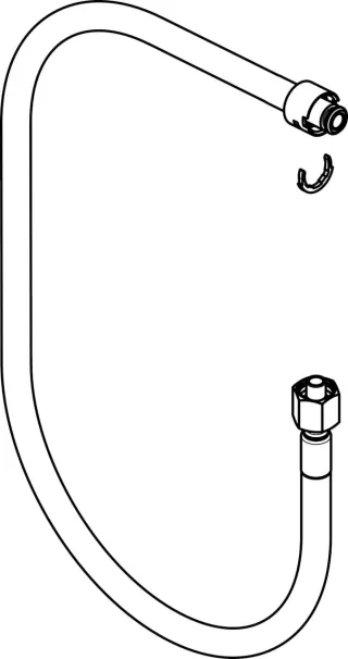 Hansgrohe Schlauch 1500mm inklusive 92569000