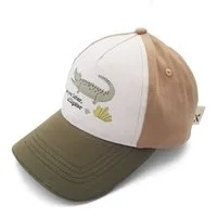 MAXIMO Baseball Cap (1-St) Motiv Krokodil, Basecap, 5-Panel, Klettverschluss, Jungen