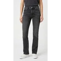 MAC Straight-Jeans MACMELANIE Sportives Naht-Detail am Tascheneingriff