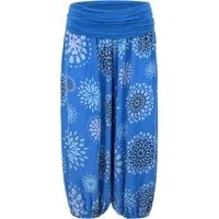 malito more than fashion Haremshose malito Damen Capri Hose mit Print, Haremshose zum Tanzen, Pumphose kurze Pluderhose in modischen Farben Einheitsgröße