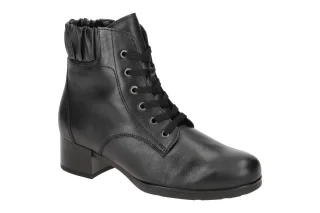 Gabor 35.502 Damen Stiefeletten, Schwarz Glattleder, Hovercraft Sohle