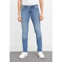 Jack & Jones Skinny-fit-Jeans JJILIAM Skinny Jeans mit Used-Waschung für schlanke Silhouette Abriebeffekte, modisch, skinny fit, Baumwollmischung