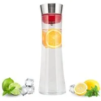 bremermann Karaffe CAROLA mit Silikonfuß - zerlegbarer Deckel - 1 Liter