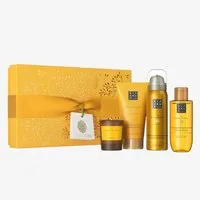 Rituals Pflege-Geschenkset S von Ritual of Mehr 4-tlg: Duschgel, Duschöl, Körpercreme, Duftkerze