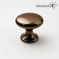 Gradivo Möbelgriff Schrankknopf Schubladenknopf 216 - Bronze