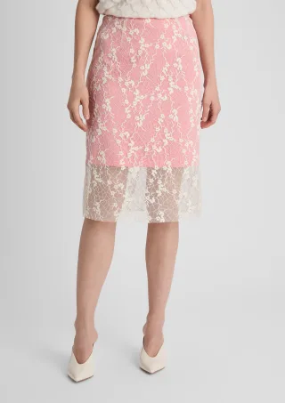 GUIDO MARIA KRETSCHMER - Francesca Lace Skirt pink - Gr. - 36