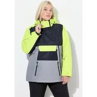 Ulla Popken Funktionsjacke HYPRAR Performance-Jacke wasserdicht 2-Wege-Zipper