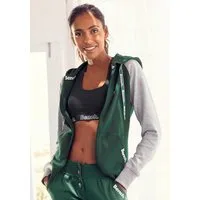Bench. Loungewear Kapuzensweatjacke mit farblich abgesetzten Ärmeln, Loungeanzug
