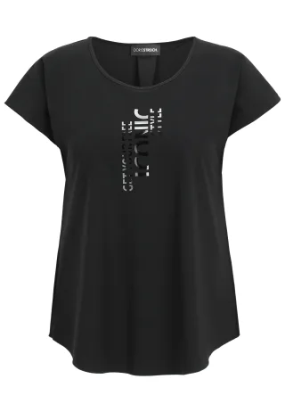 Doris Streich - Shirt schwarz - Gr. - 46