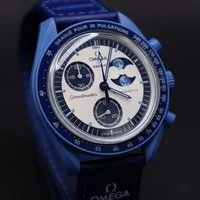 Swatch Chronograph Swatch x Omega Moonswatch Mission to the SUPER BLUE MOONPHASE SO33N700