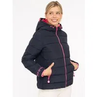 Zwillingsherz Steppjacke "Moin Moin" Kapuze, wärmend, Kontrastnähte