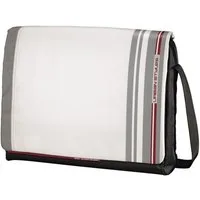 aha Laptoptasche Messenger Bag Fog Weiß Notebook-Tasche 15-16", Laptop-Sleeve Magnetverschluss für 15" 15,4" 15,6" 16" Zoll Laptop