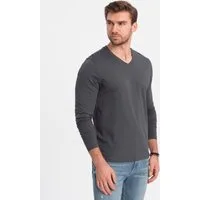 OMBRE Longsleeve Longsleeve für Herren mit V-Ausschnitt.