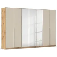OTTO home Drehtürenschrank Kleiderschrank Schrank Garderobe AGORDO mit Dekor- oder Hochglanzfront (in zwei Griff-Farben, Breiten 91-405 cm) durchdachte Innenausstattung, in 8 Breiten und 2 Höhen MADE IN GERMANY