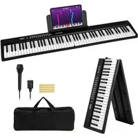 COSTWAY Home-Keyboard (1-St), Keyboard, Digitalpiano, 88 Tasten, klappbar, Bluetooth MIDI