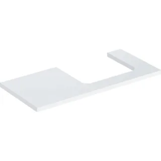Geberit ONE Waschtisch-Platte, Ausschnitt rechts, für Aufsatzwaschtisch 505324001