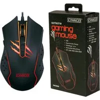 Schwaiger USB Gaming Maus GM3000 RGB LED Beleuchtet Gaming-Maus (USB, Gamer Mouse 6 Tasten dpi-Schalter Ergonomisch Plug & Play Seitentasten)