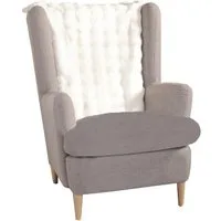 Delindo Lifestyle Sesselschoner Kuscheliger Webpelt Sesselschoner/Sofaschoner, Webpelz Sesselüberwurf/Sofaüberwurf