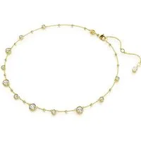 Swarovski Collier Swarovski Damen-Kette Metall Swarovski-Kristall