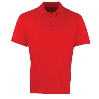 Premier - "Coolchecker" Poloshirt für Herren (Rot)