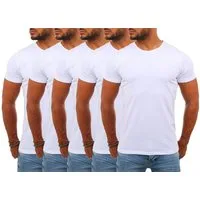 Young & Rich T-Shirt Herren Uni Basic rundhals Ausschnitt Unterziehshirt 1701 Rundhalsauschnitt unifarben kurzarm regular fit