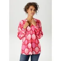 Aniston CASUAL Schlupfbluse mit farbharmonischem, grafischen Druck