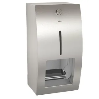 KWC Aquarotter WC-Doppelrollenhalter, STRATOS, Edst., AP, 156x303x141 mm, Spindelsystem, 3600008879 3600008879
