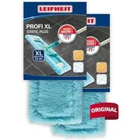 Leifheit Profi static plus 42 cm 55118 Profi für alle Bodenarten 2 Stück Wischbezug