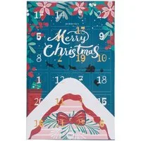 ONLY Freizeitsocken ONL24 MULTI XMAS SOCK Adventskalender (Packung, 24-Paar) 24 Paar Socken mit Weihnachtsmotiven, Baumwollmischung