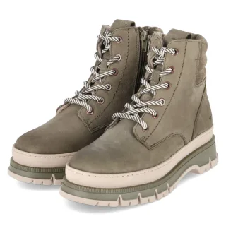Tamaris Schnürboots  Grün - Gr. 38 -  Textil