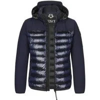 MILESTONE Steppjacke MSDimaro Hybridjacke High-Shine Oberstoff mit abtrennbarer Kapuze