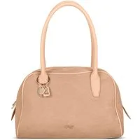 Cas8 Handtasche Rike 35594 - vegane Schultertasche in Wildleder-Optik