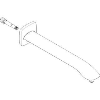 hansgrohe Brausearm 387 mm chrom 95628000