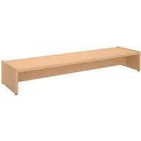 CARO-Möbel Monitorständer ZOOM, (Bildschrimerhöhung 100cm für 2 Monitore, Schreibtischaufsatz buche)