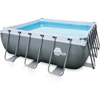 yourGEAR Rechteckpool Familien Pool 3x3x1m Gartenpool Schwimmbecken Schwimmbad Planschbecken