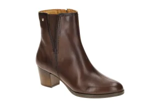 Pikolinos W0E-8628 caoba Damen Stiefeletten ZAMORA - Echtleder, mittlerer Absatz