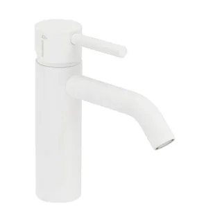 Herzbach Deep White Waschtischarmatur 23.203200.1.07 M-Size, ohne Ablaufgarnitur, 130 mm, weiß matt