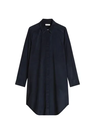 Marc OPolo Casual - Hemdblusenkleid wide Martime Blue - Gr. - 34