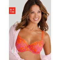 LASCANA Bügel-BH Spitzen-BH, Dirndl-BH, Wanda mit Stickerei Spitze, als Dessous-Set kombinierbar, große Größen
