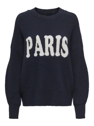 ONLY - ONLJERICO L/S PULLOVER KNT NOOS Dark Navy - Gr. - XS