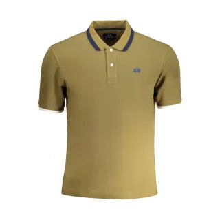 La Martina Verde Baumwoll Herren Polo-Shirt