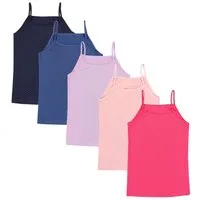 TupTam Unterhemd TupTam Mädchen Unterhemd Spaghettiträger Top 5er Pack