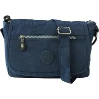 BAG STREET Umhängetasche Bag Street Nylon Umhängetasche navy Damen (Umhängetasche), Damen, Jugend Umhängetasche Nylon, blau ca. 22cm x ca. 15cm