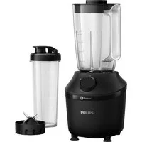 Philips Standmixer HR2041/41 3000 Series, mit ProBlend-Technologie, 450 W, 1,9L-Behälter und 1 Geschwindigkeitsstufe + Impulseinstellung, Schwarz