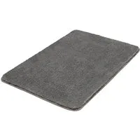 Kleine Wolke Badematte Marco, Badvorleger, Badezimmer Teppich, Höhe 20 mm, rutschhemmend beschichtet, fußbodenheizungsgeeignet, Polyester, rechteckig, Badteppich, Uni Farben