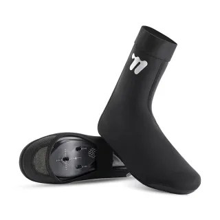 WEST BIKING Warm Windproof Cycling Shoe Covers Non-slip Wearable Reflective Zipper Bike Boots Overshoes
