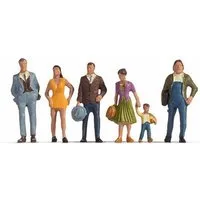 NOCH Dekofigur NOCH Passanten, Modell Figuren-Set, 6 Teile für Sp